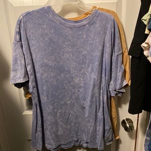 CJLA Ash tee, sz M blue, 100% cotton So comfy!